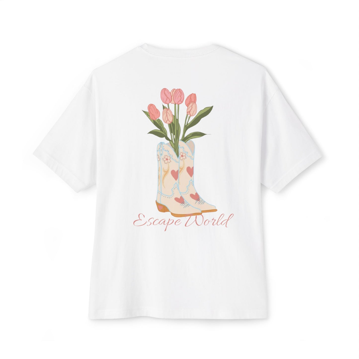 Head Over Boots For You Oversized Boxy Tee