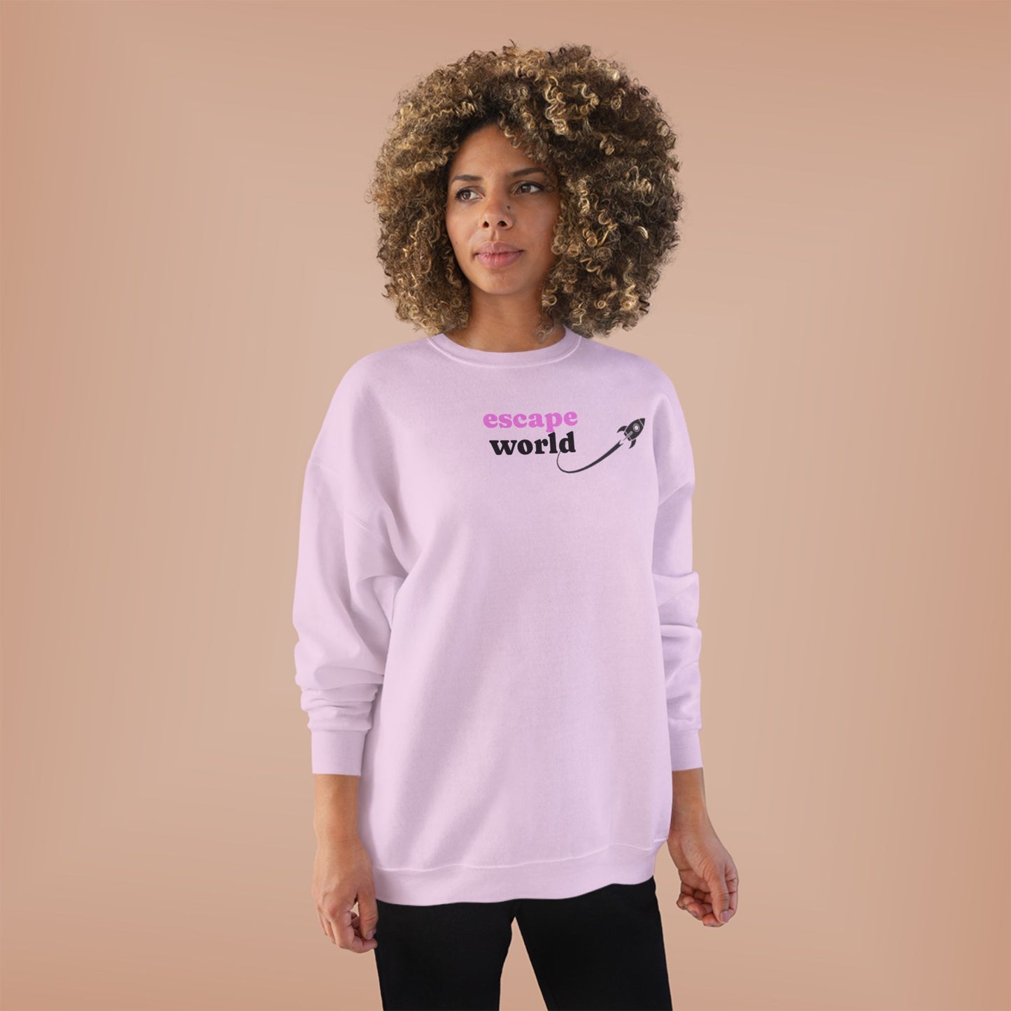 Pink Alien Crewneck