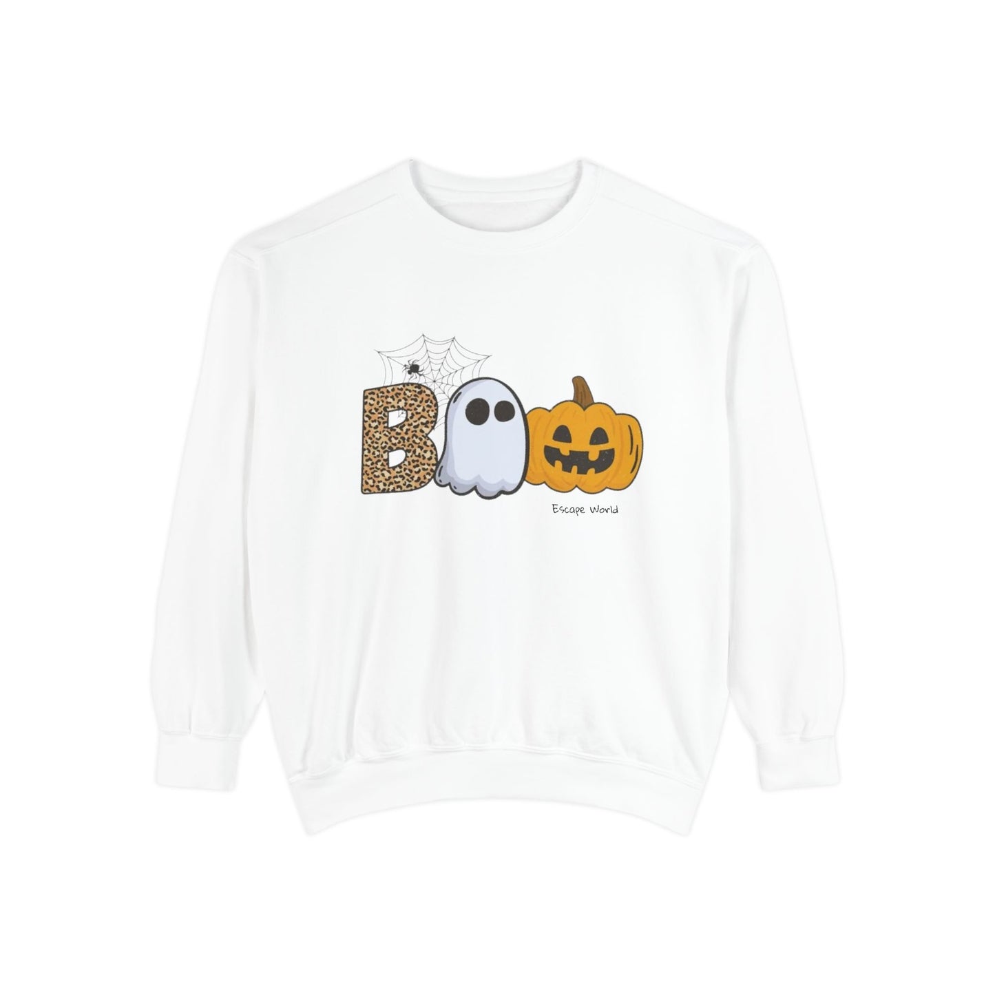 Leopard Boo Crewneck
