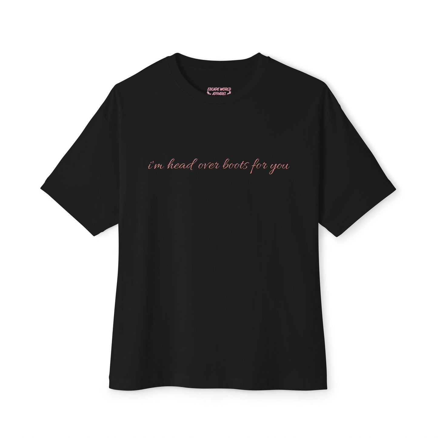Head Over Boots For You Oversized Boxy Tee