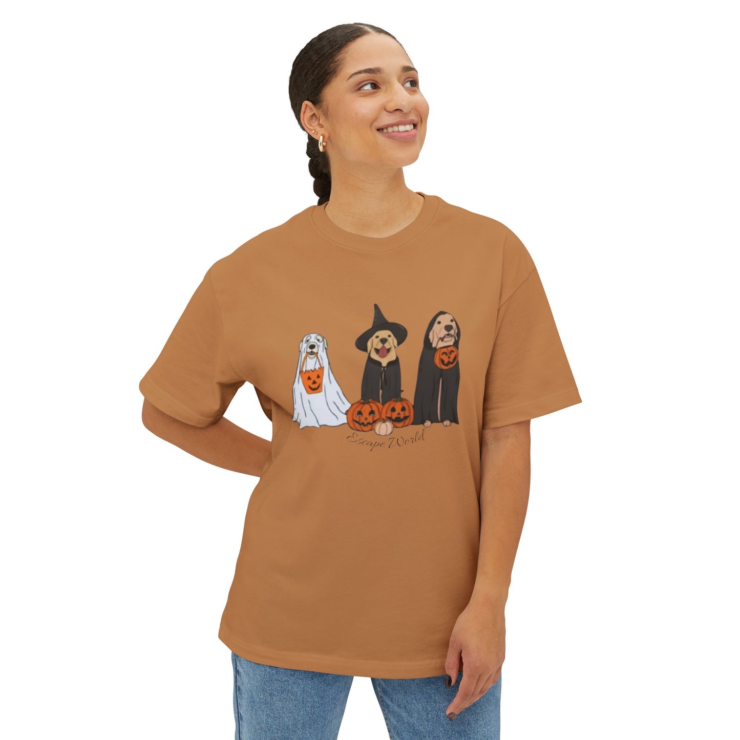 Doggy Halloween Oversized Boxy Tee