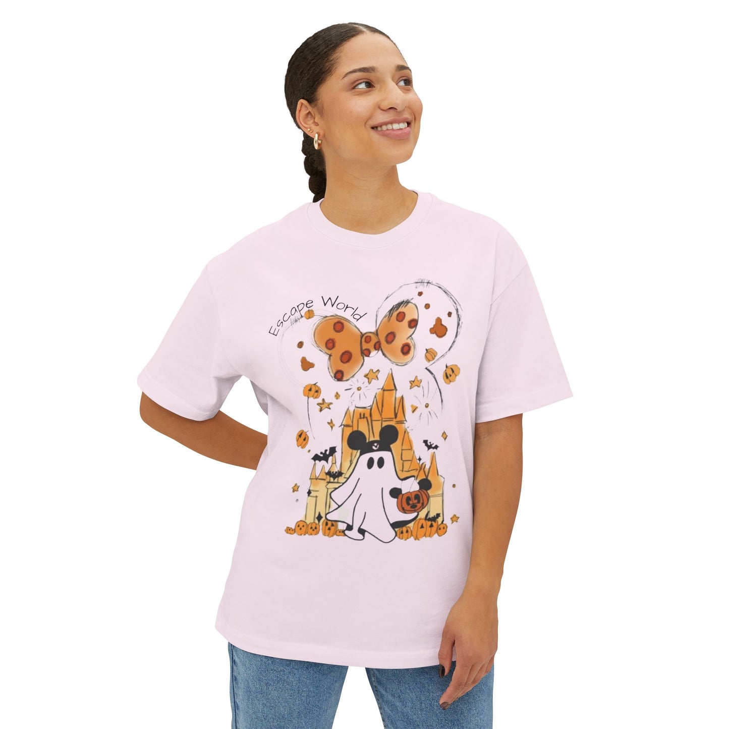 Ghosts @ Escape World Oversized Boxy Tee