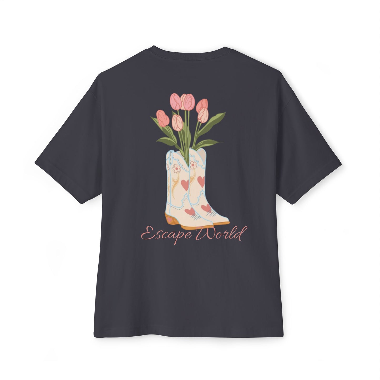 Head Over Boots For You Oversized Boxy Tee