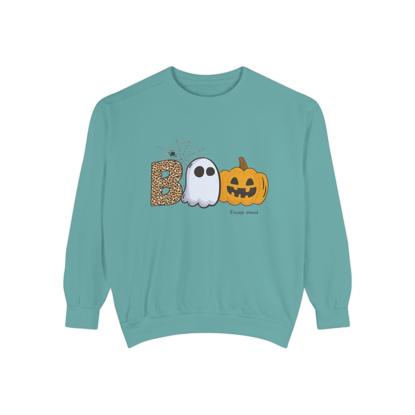 Leopard Boo Crewneck