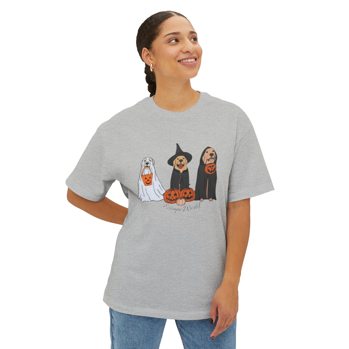 Doggy Halloween Oversized Boxy Tee