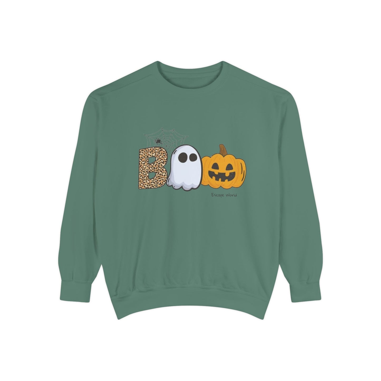 Leopard Boo Crewneck