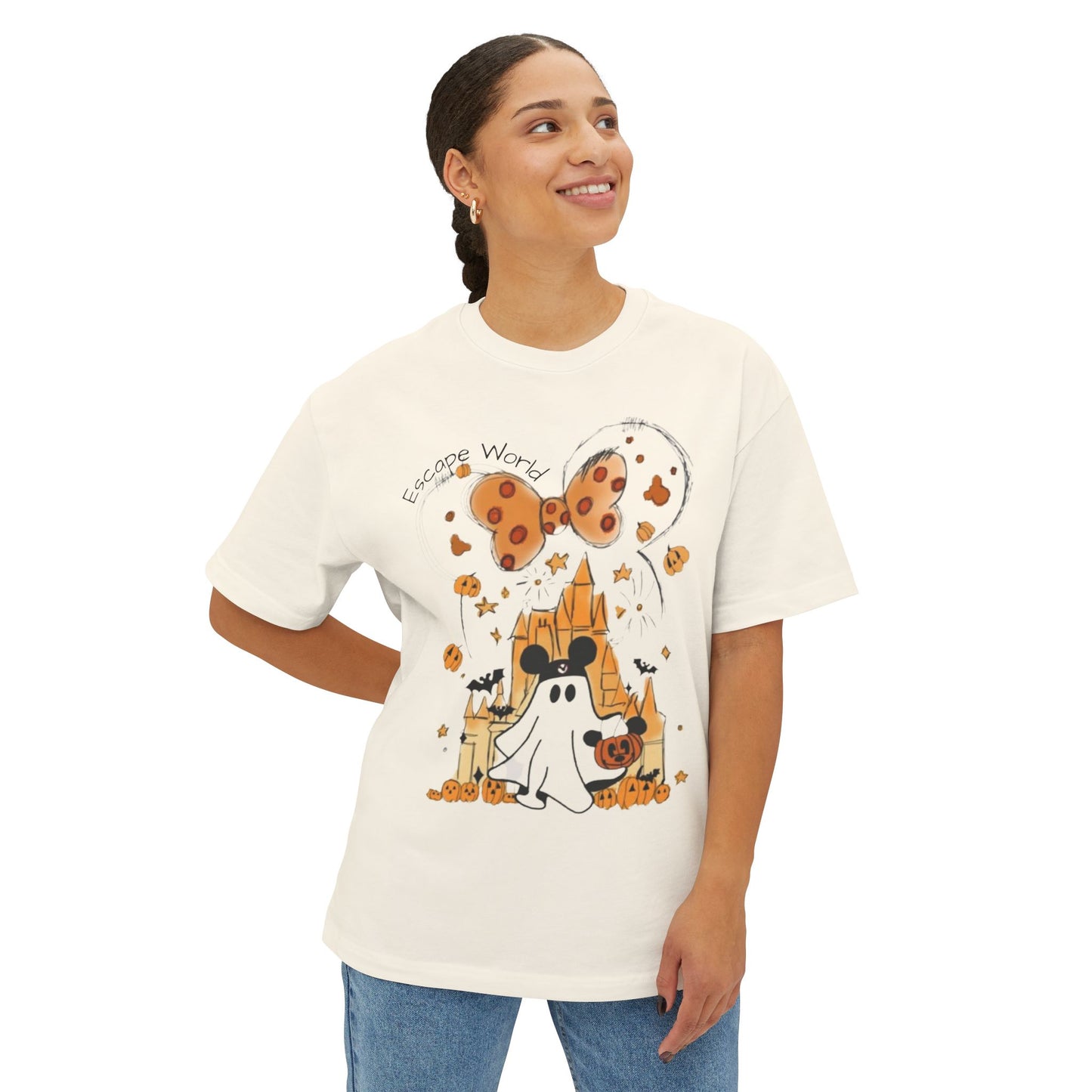 Ghosts @ Escape World Oversized Boxy Tee