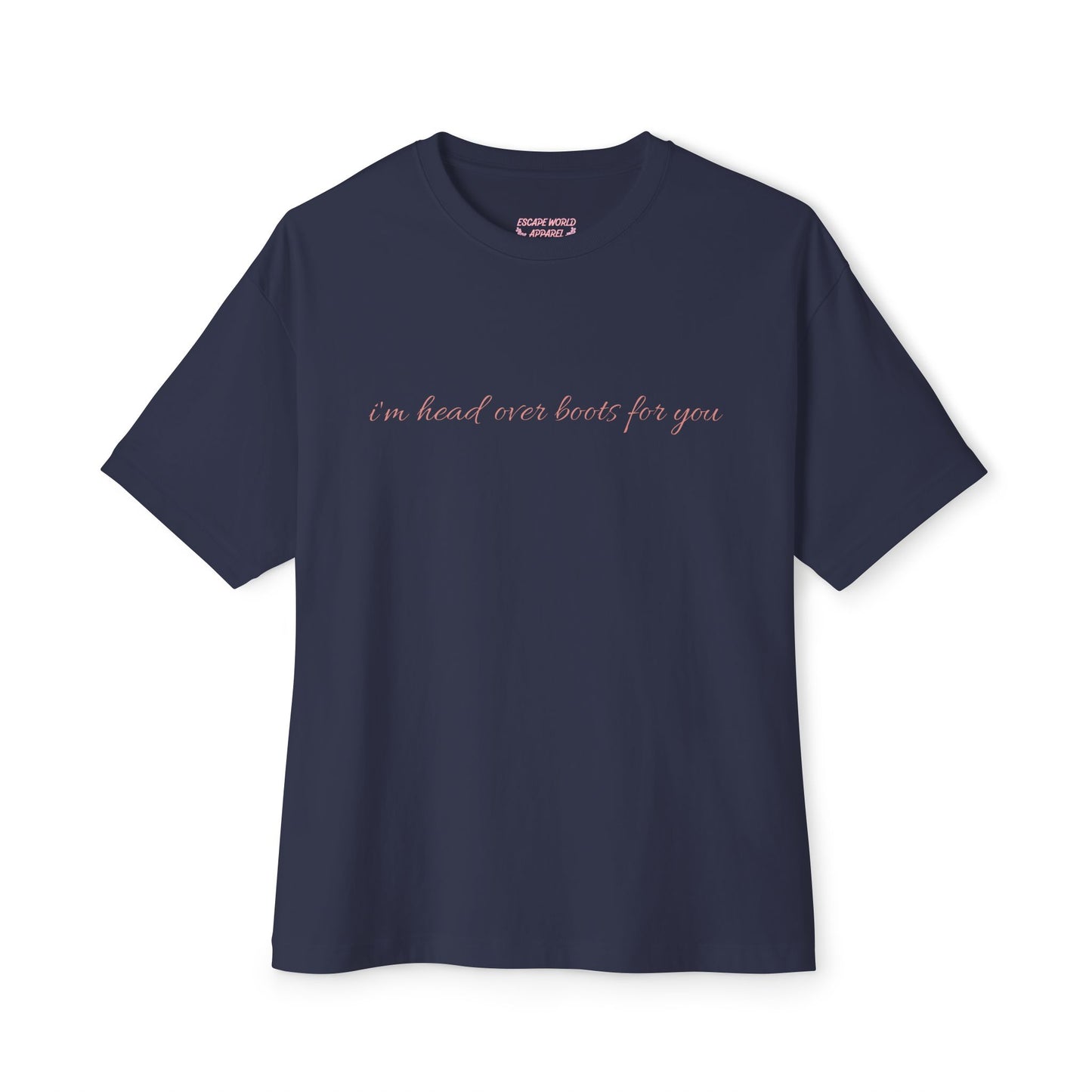 Head Over Boots For You Oversized Boxy Tee