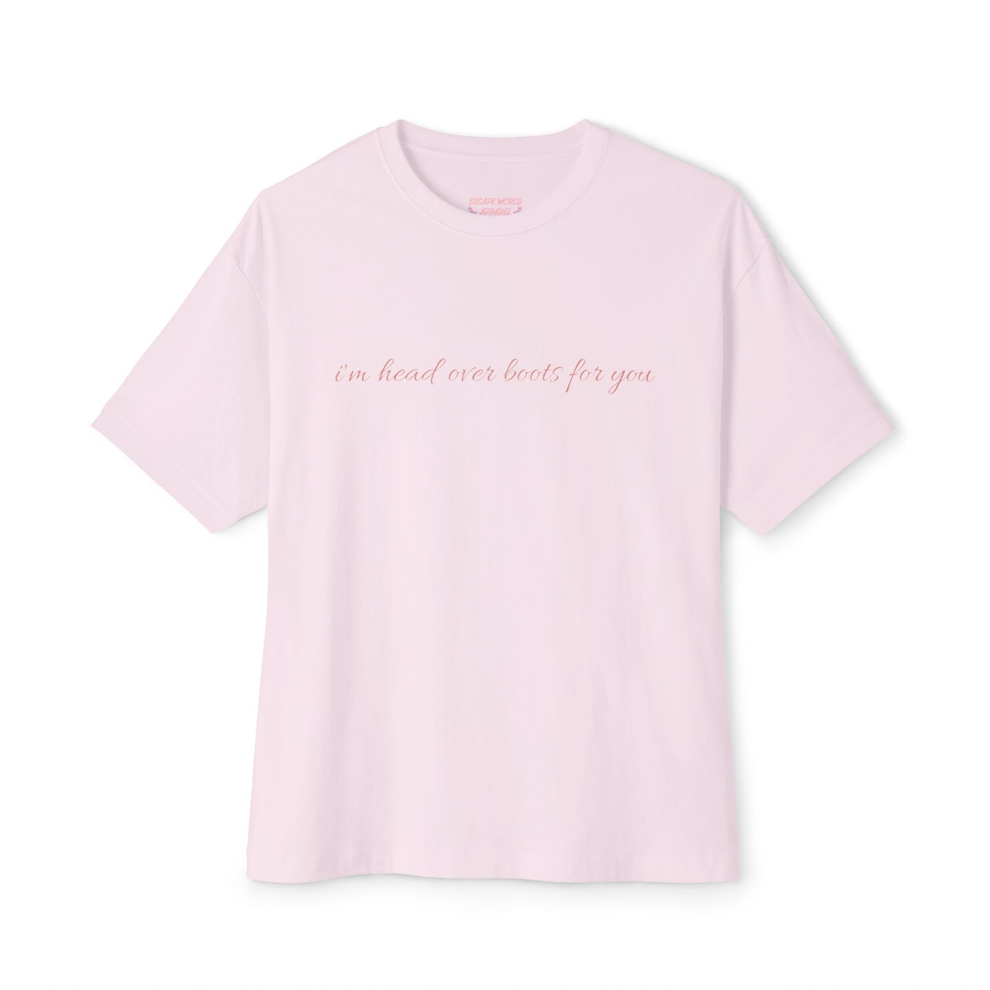 Head Over Boots For You Oversized Boxy Tee