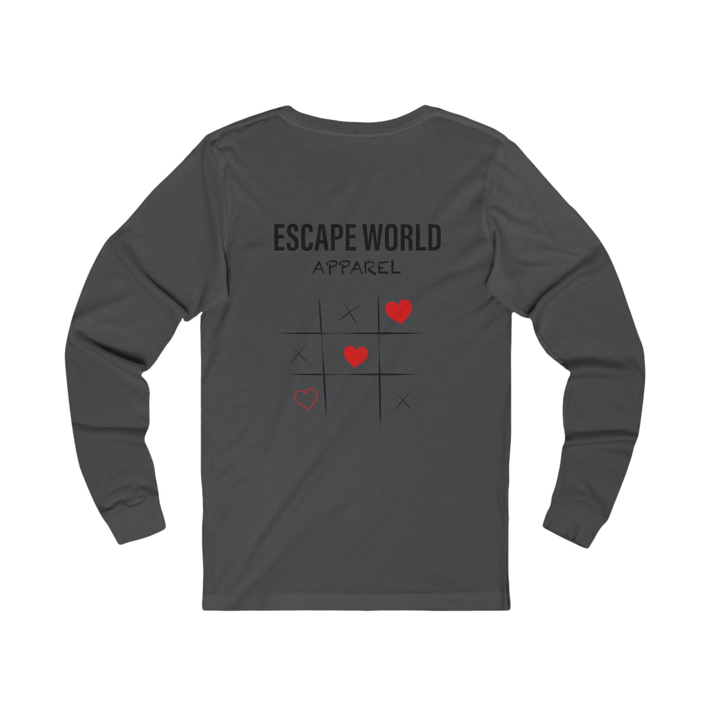 Heart Tac Toe Long Sleeve Tee