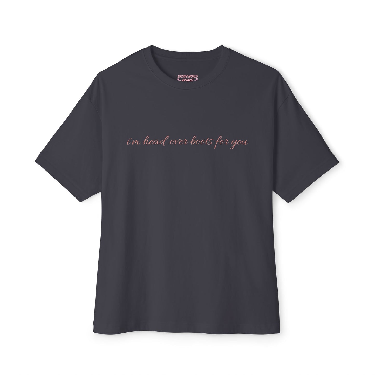 Head Over Boots For You Oversized Boxy Tee