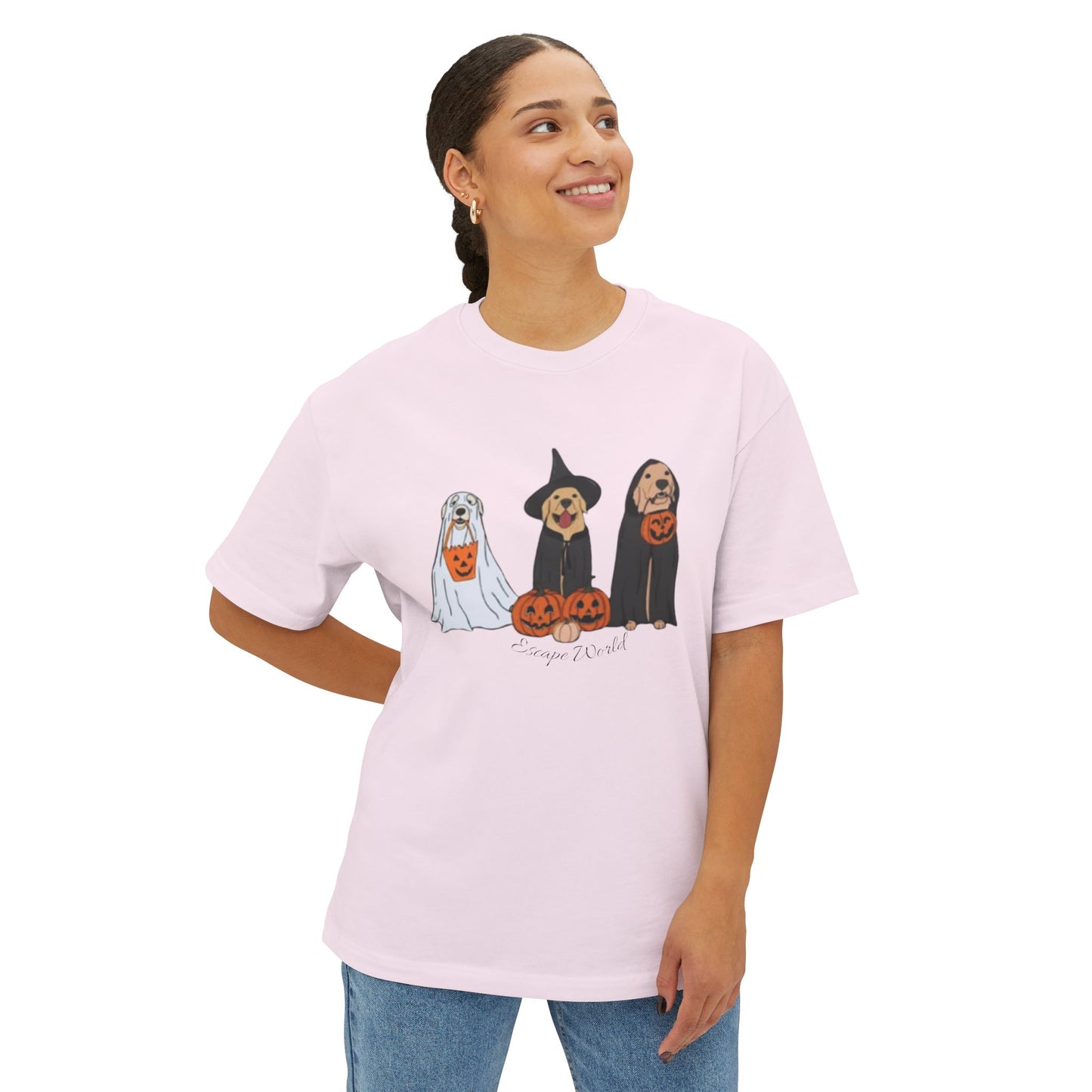 Doggy Halloween Oversized Boxy Tee