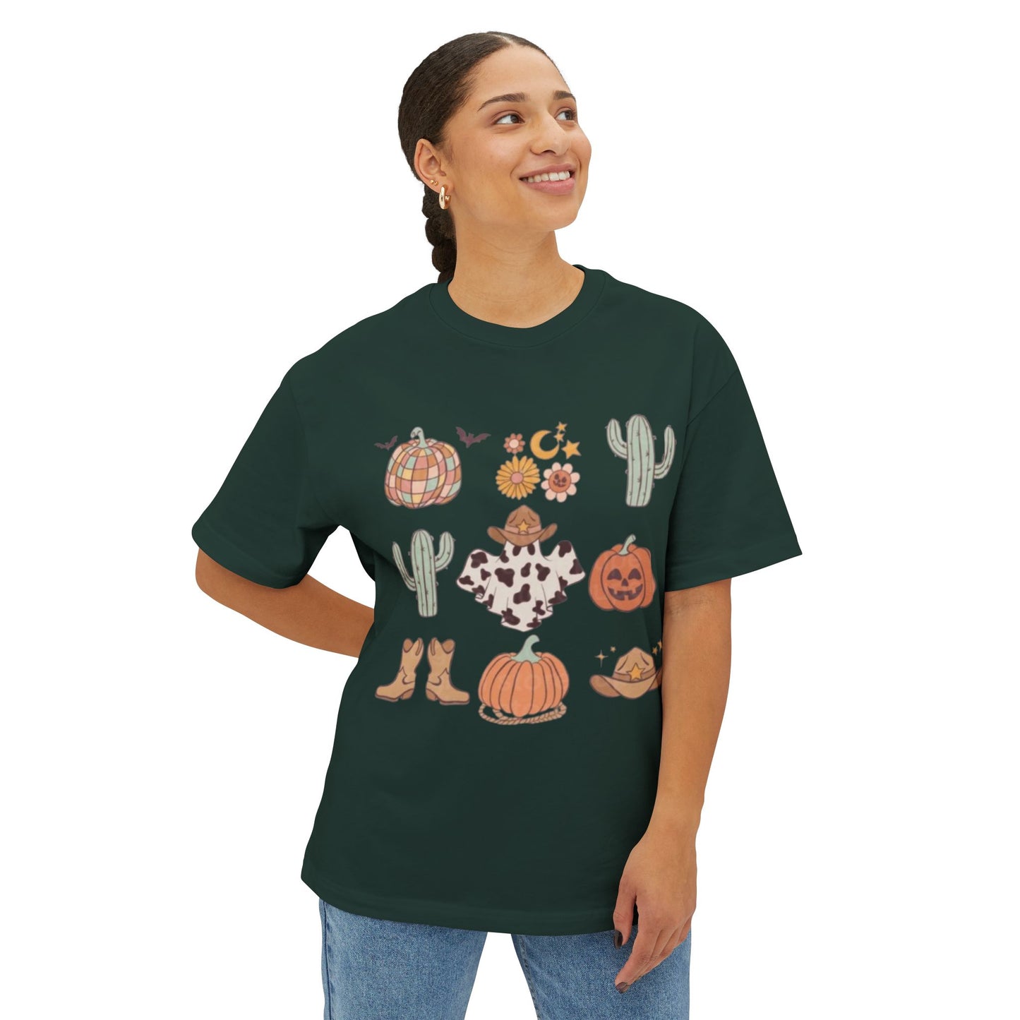 Desert Halloween Oversized Boxy Tee
