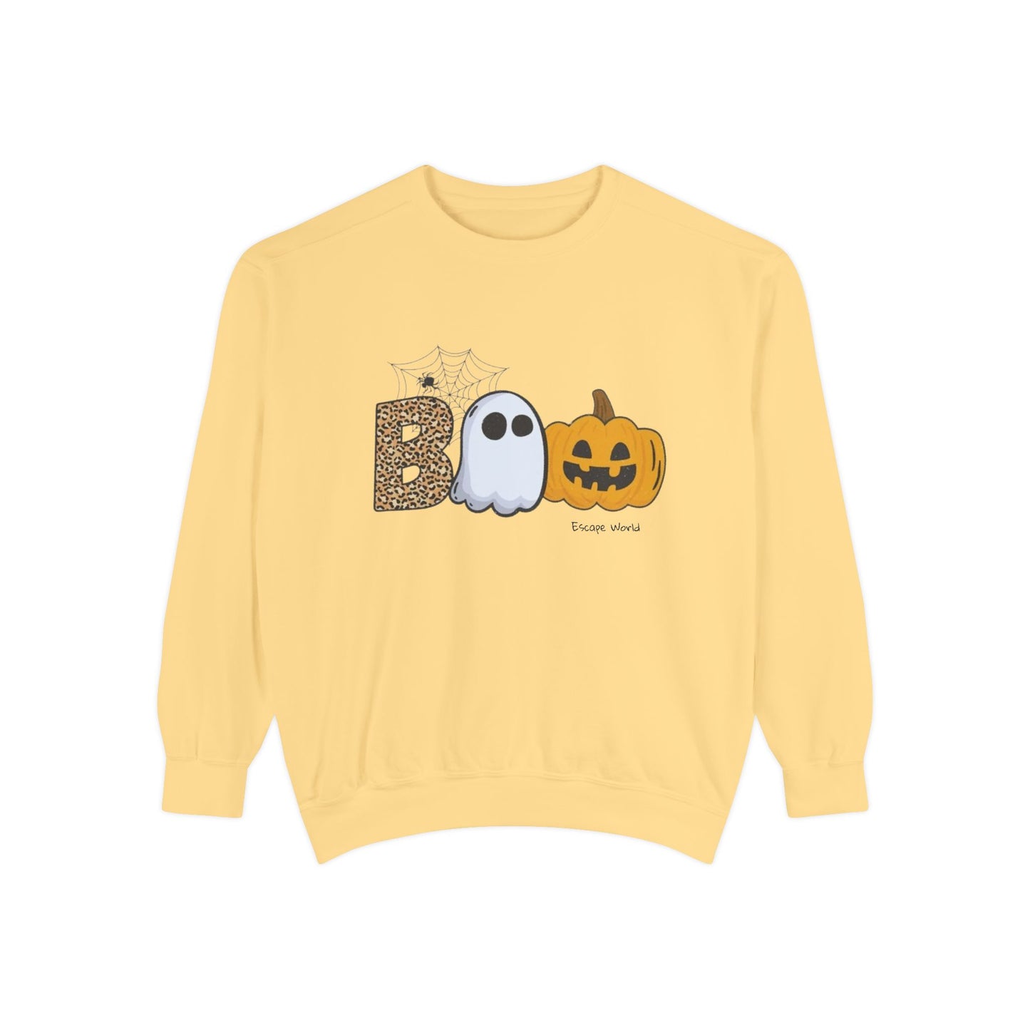 Leopard Boo Crewneck