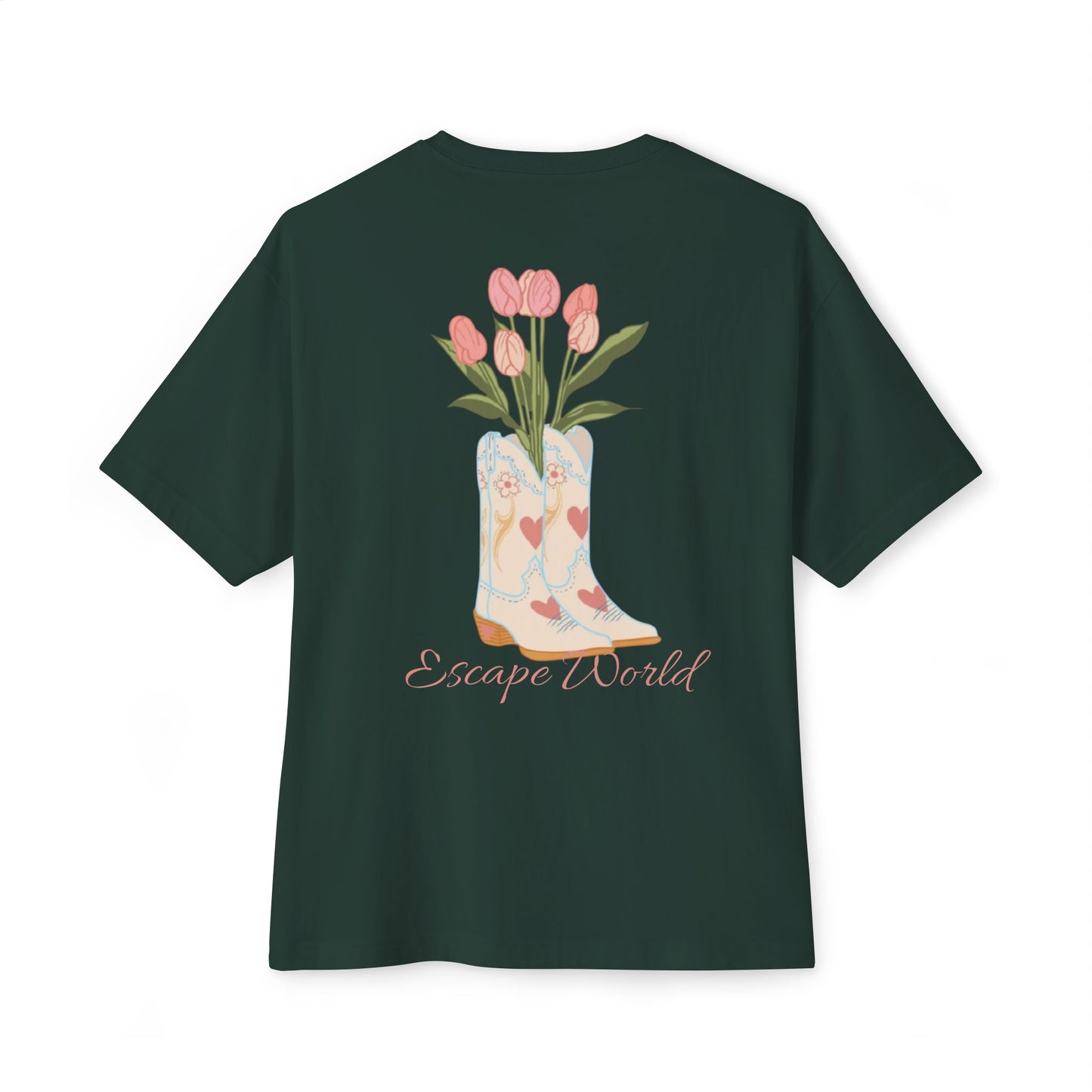 Head Over Boots For You Oversized Boxy Tee