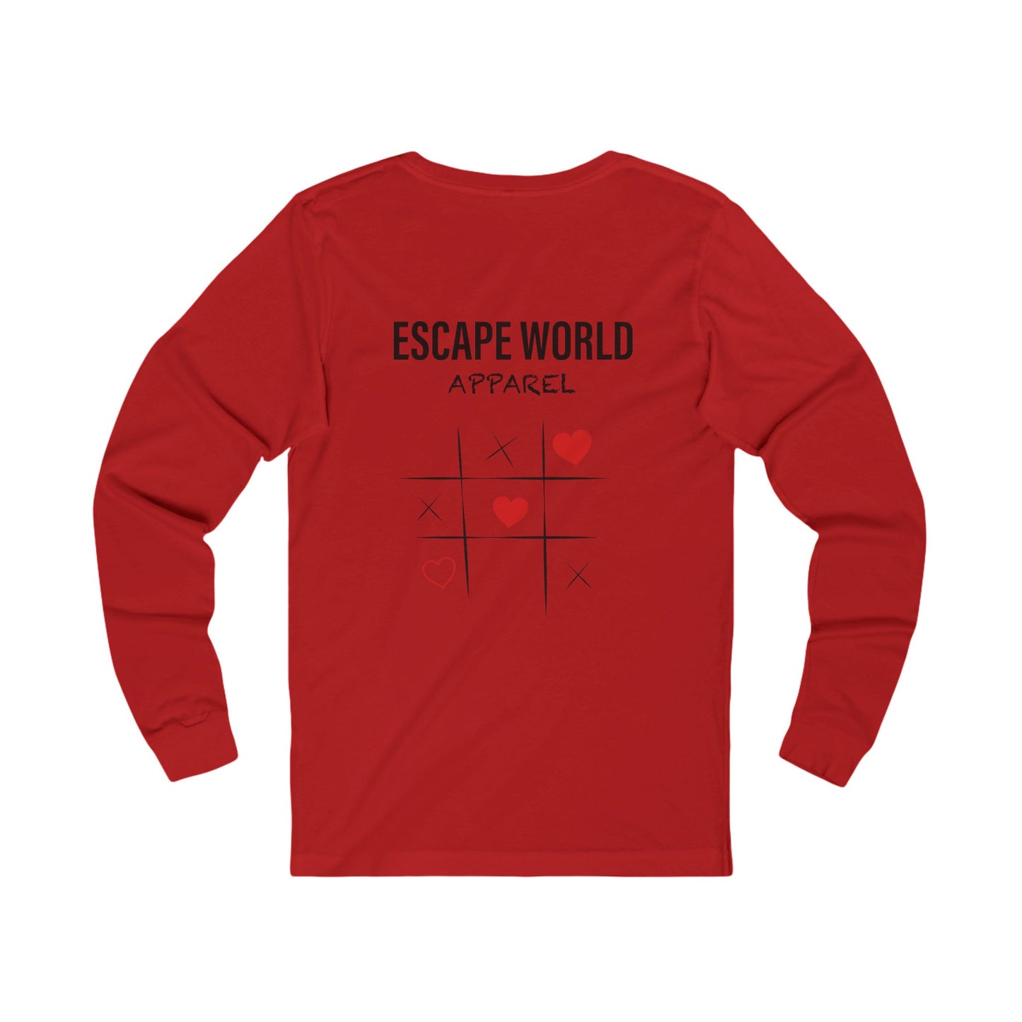 Heart Tac Toe Long Sleeve Tee